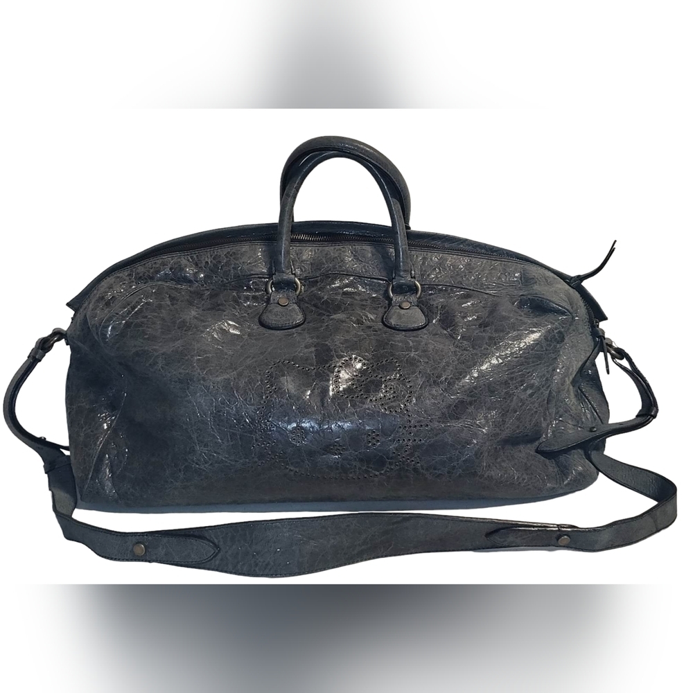 Victoria‎ Couture x Hello KItty large Grey leather Duffle Bag MADE In Italy